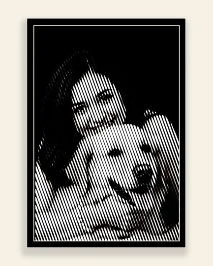 custom dog portrait India handmade